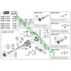 2Udor Kappa 121/151 Pumpenlager