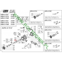 Roller bearing Udor Kappa 121/151, 021611