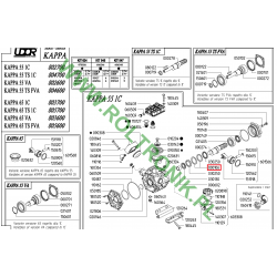 2Zentrierring für Udor Zeta 70, Kappa 55/65 Pumpen
