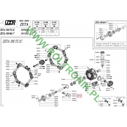 2Udor Zeta 300 Pumpenkolben und Pleuelsatz