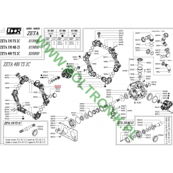 Suction manifold Udor Zeta 350/400, 160139