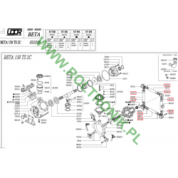 2O-ring of the suction manifold of the Udor Beta 150 TS 2C pump