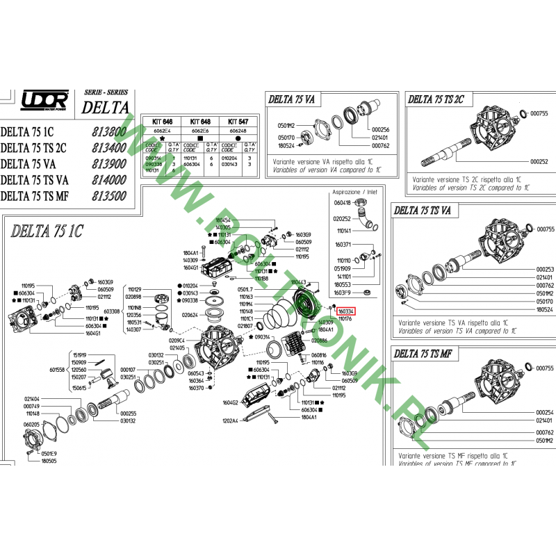 1/4"M-Stecker für Udor Delta 75-Pumpe, 160334