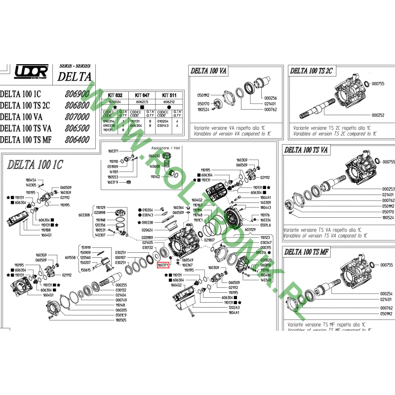 1/2"M-Stecker für Udor Delta 100-Pumpe, 160371