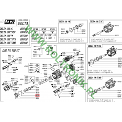 2Udor Delta 125 Pumpendeckeldichtung