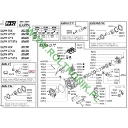 2Udor Kappa 65 Pumpenkolben- und Pleuelsatz