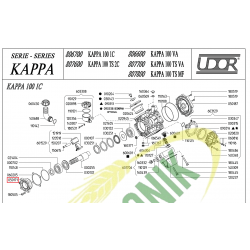 Udor Kappa 100 1C Pumpenflansch, 050171