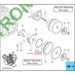 2Annovi Reverberi 180 BP Kolbenring