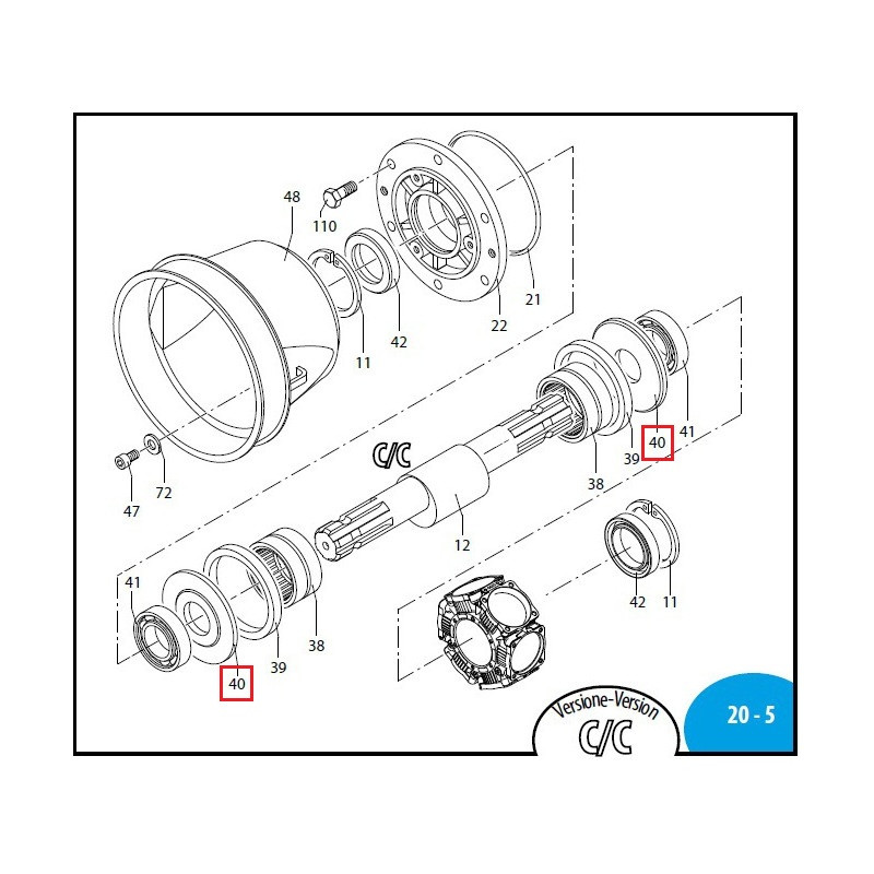 Ring Annovi Reverberi 250 BP, 540040