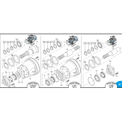 C/SP-Welle der Annovi Reverberi 1064-Pumpe, 1800200