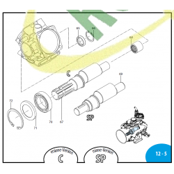 SP Annovi Reverberi 120BP Schaft, 3460250