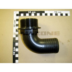 90º 2"-Kniestück für Schlauch D.50, GE305 Amazone