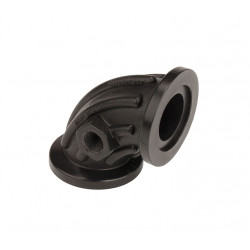 Verstärkter Banjo-Winkel, Flansch 2x1&quot; mit einem 1/4&quot;F-Manometerausgang, M100SWPG90