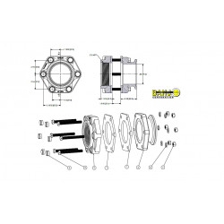 Banjo Tankanschluss 3&quot; Flansch 3&quot;F Gewinde, MBF335