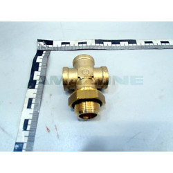 Kreuzblock AGM22 IGM16 IGM16 IGM16 AGM22 m. Überwurfmutter u. Dichtring LB453, Amazone