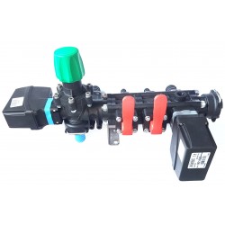 2Hauptmagnetventil mit Mischstrecken und Druckregelventil