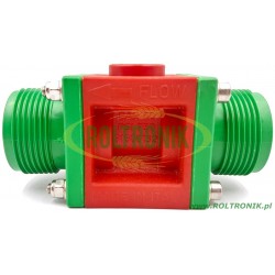 1 1/4&quot; Muller Polmac 50 Bar Durchflussmesser, 00376505