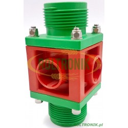 21 1/4" Muller Polmac 50 Bar Flow Meter