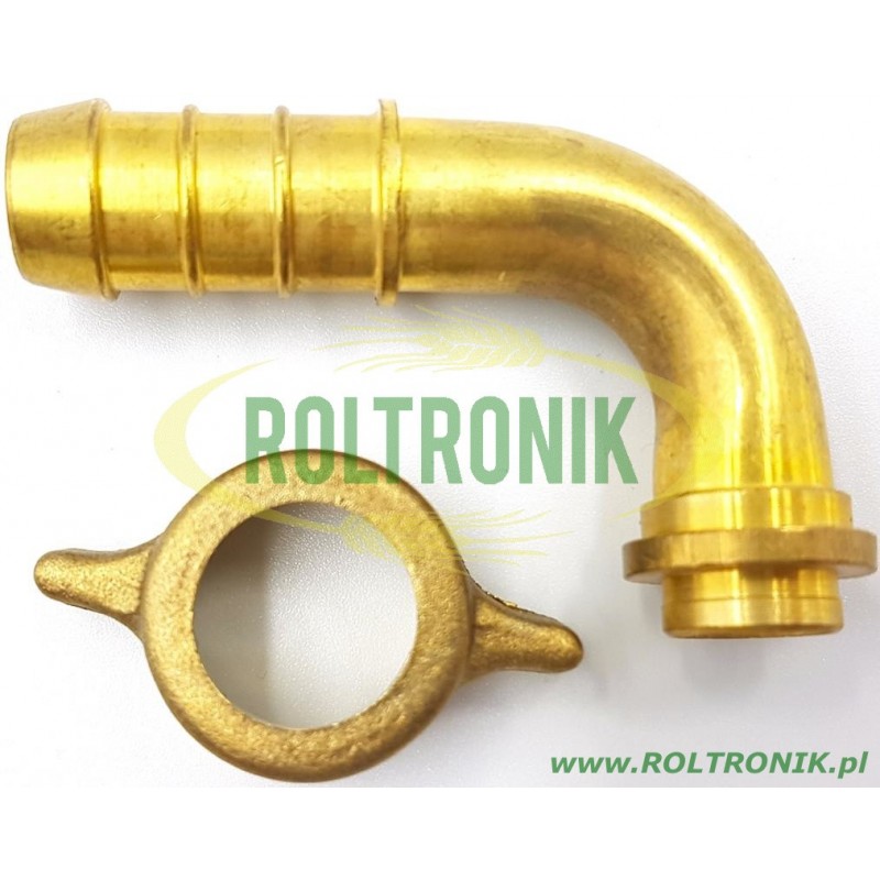 1/2" Winkelstück mit Mutter, Messing, 006530, Arag