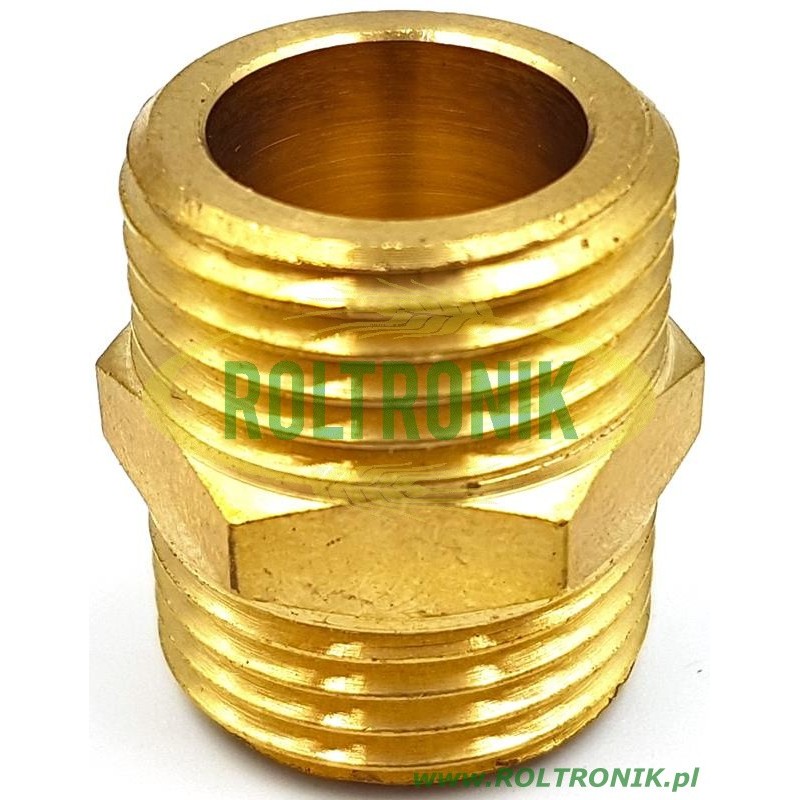 Brass nipple 1/2", 006630, Arag