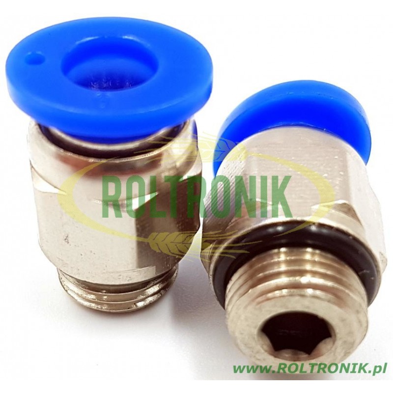 Straight tip AUTO 6mm-1/8"M, 10920