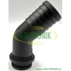 245º-Kniestück für Schlauch D. 32, ARAG (für 1 1/4" Mutter)