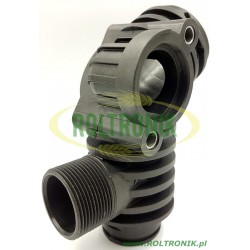 2Pressure manifold pipe 1 1/2"F, pump connector Bertolini POLY 2260, 2300