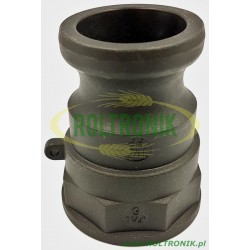 CAMLOCK 1 1/4&quot;M/GEWINDE 1 1/4&quot;F, 18105A, Arag