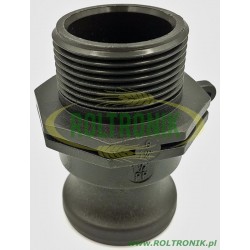 2CAMLOCK 1 1/4"M/GEWINDE 1 1/4"M