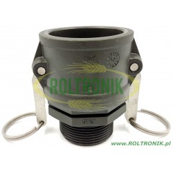 Camlock męski 1 1/2" - G 1 1/2", ARAG