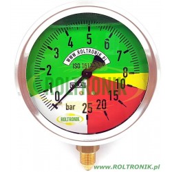 Glycerin pressure gauge for sprayer diameter 100mm 0-8/25 bar GW. 1/4″, 31103312