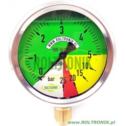 Manometer Durchmesser 100mm 0-5/25bar WIKA 1/2&quot;, 31183821