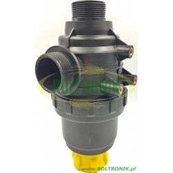 2Suction filter 100-160 l/min 1 1/2" with valve, ARAG