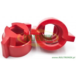 2Rote Radkappe HARDI 371473