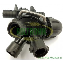 23-position head type RAU for 16mm hose - pass-through