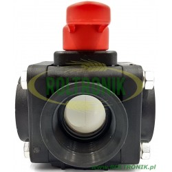 23-way ball valve 1 1/4″F - side coupling 453, ARAG