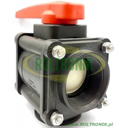 23-way ball valve 2 1/2"F -low coupling 453, ARAG