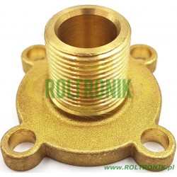 Kołnierz 463F gwint 3/4"M mosiądz, 463000H130 Arag