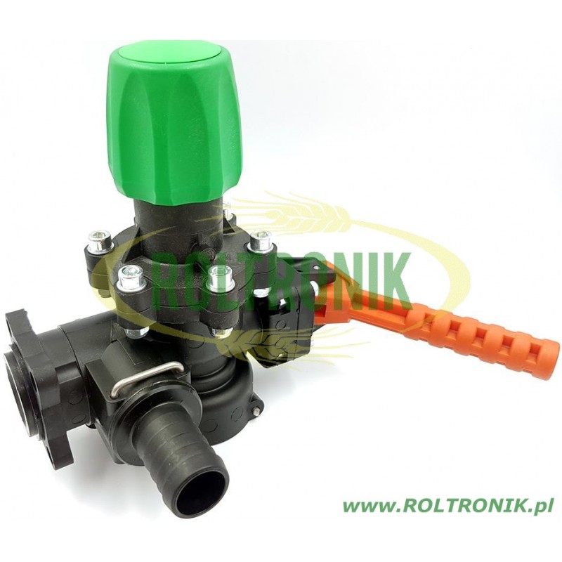 Main manual control valve with adjustable max. pressure valve series 471 ARAG, 471202