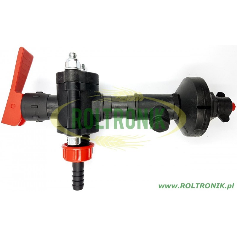 Tank rinsing nozzle with manual valve, 6340839R, Polmac