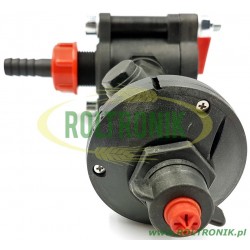 2Tank rinsing nozzle with manual valve