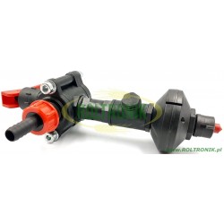 2Tank rinsing nozzle with manual valve