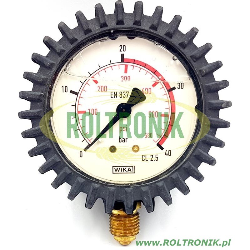 M63 0-40BAR 1/4" Manometer mit Abdeckung für Bymatic Wika Verteiler, 8302056