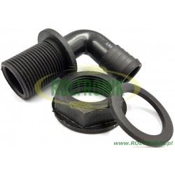 2Tankwinkel D.25 mit Mutter, AP25KP25