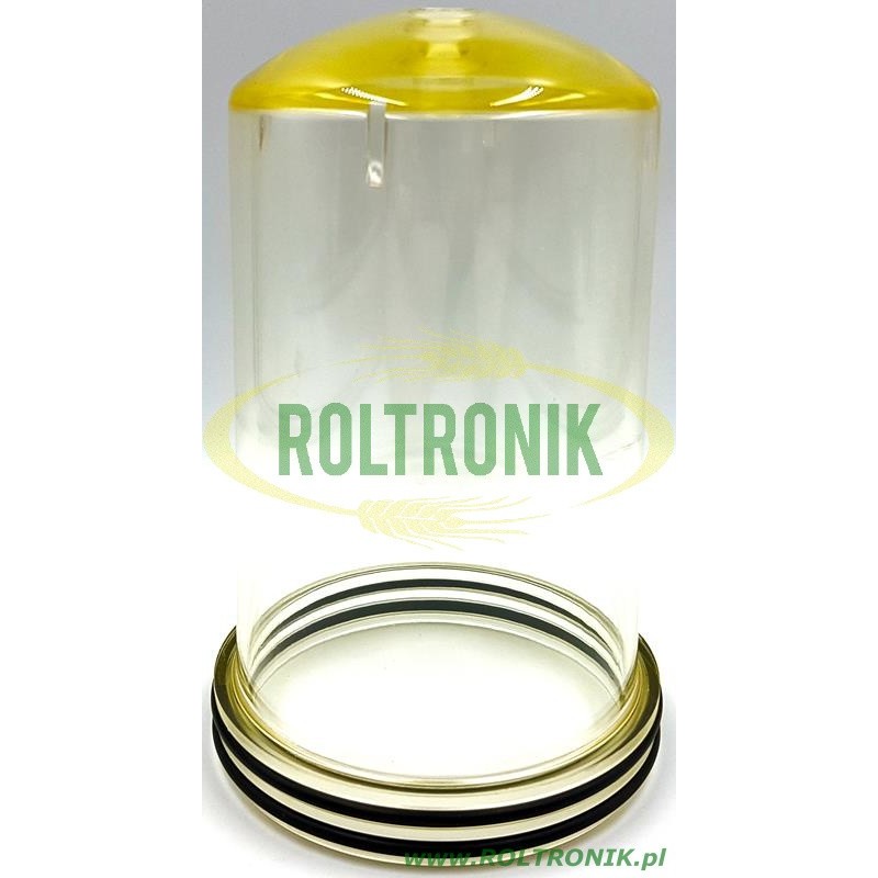 RAU großer transparenter Filterbehälter + O-Ringe RG00018770 Kverneland, Kverneland Rau