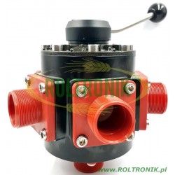 2&quot; 6-way ball valve POLMAC, VTDC0700