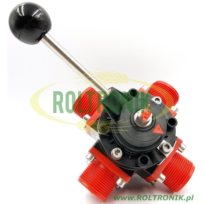 5-Wege-Kugelhahn 1 1/4″ VTDC1300, Polmac