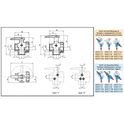 23-way ball valve 3/4″, ARAG