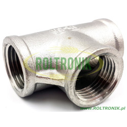 3x1/2&quot;F Edelstahl-T-Stück, 56114