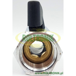 21/2" MF Edelstahl-Kugelhahn